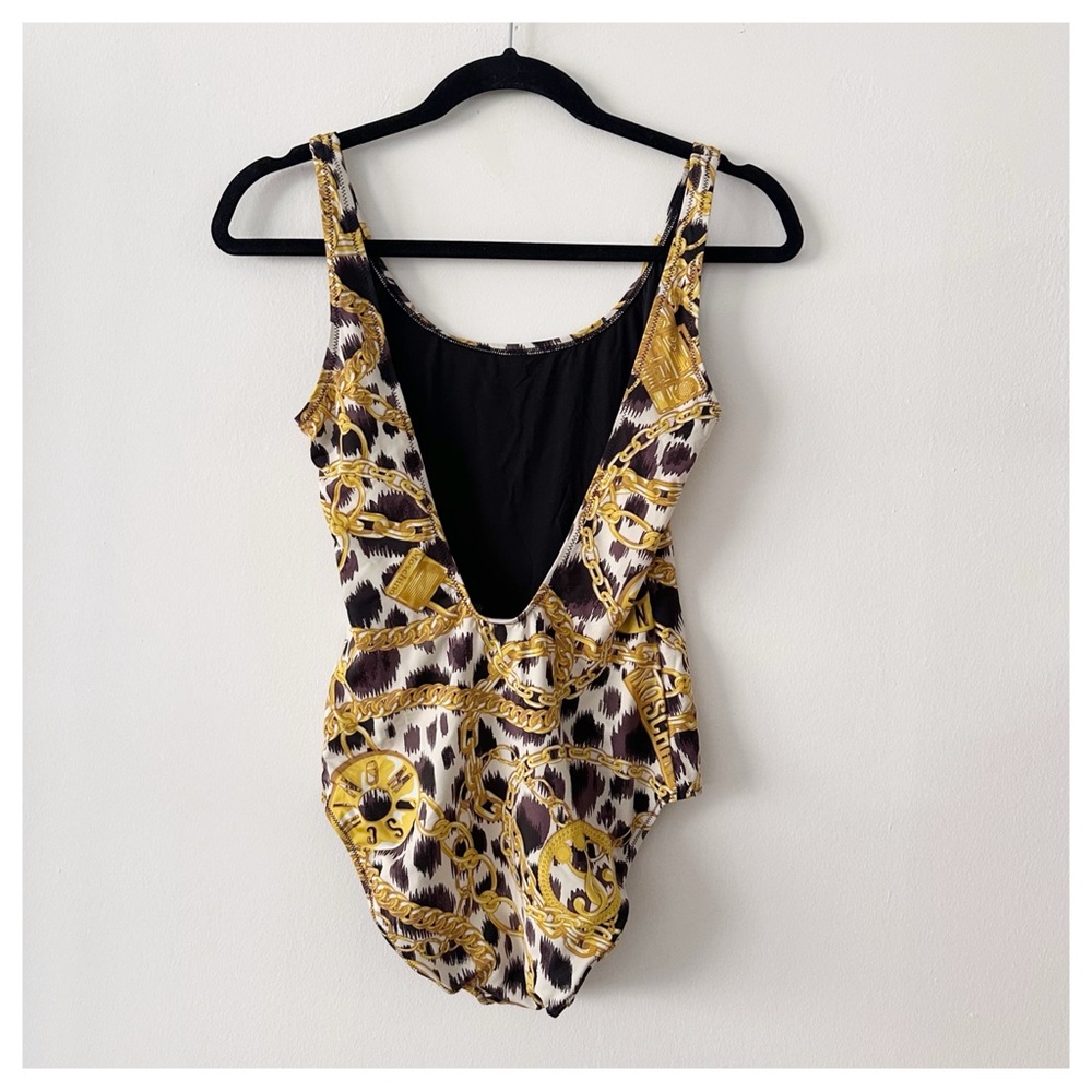Moschino x H&M Moschino Signature Patterned Swimsuit Bodysuit US 4 EURO 36 - Picture 2 of 4